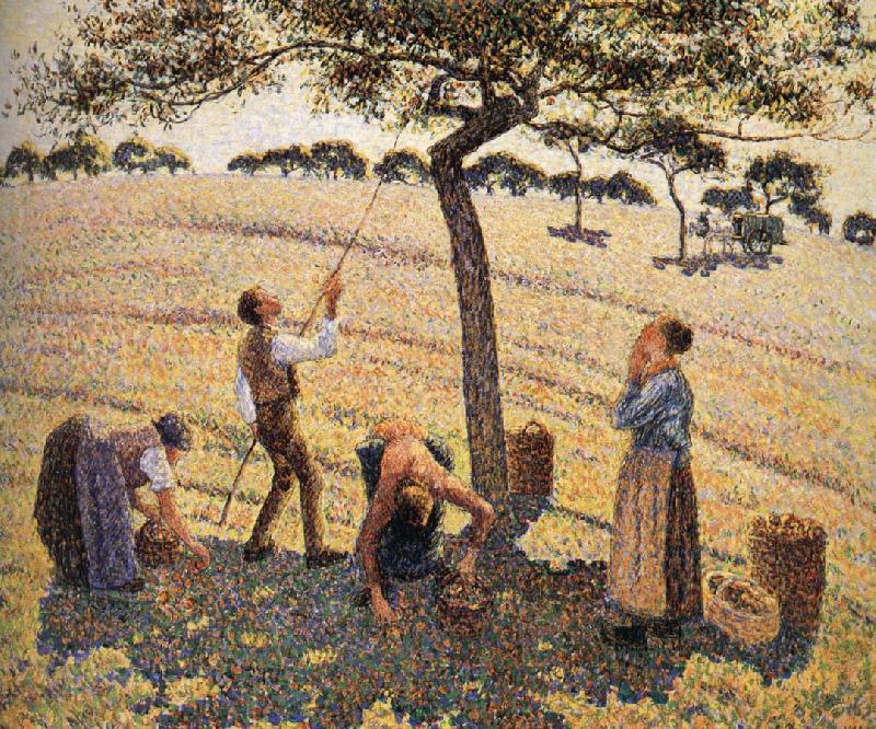 Camille Pissarro Apple picking Spain oil painting art
